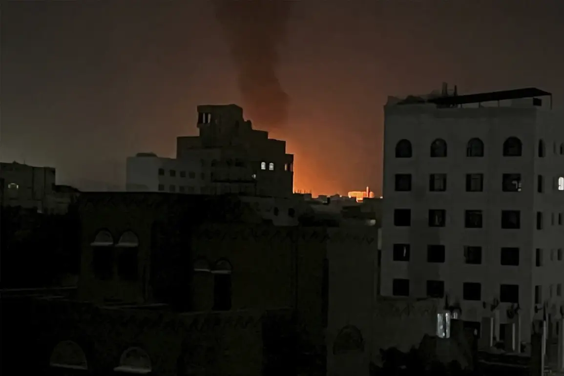 Air Strikes Target Sana'a Airport, Sending Plumes of Smoke and Triggering Panic in Yemen