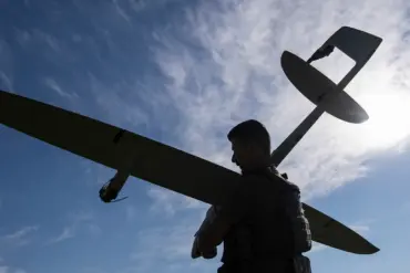 Escalation in Crimea: Russian Air Defense Shoots Down Ukrainian Drone, Heightening Tensions