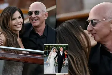 Jeff Bezos and Lauren Sanchez Share Intimate Moment During Venice Wedding Celebrations