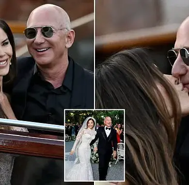Jeff Bezos and Lauren Sanchez Share Intimate Moment During Venice Wedding Celebrations