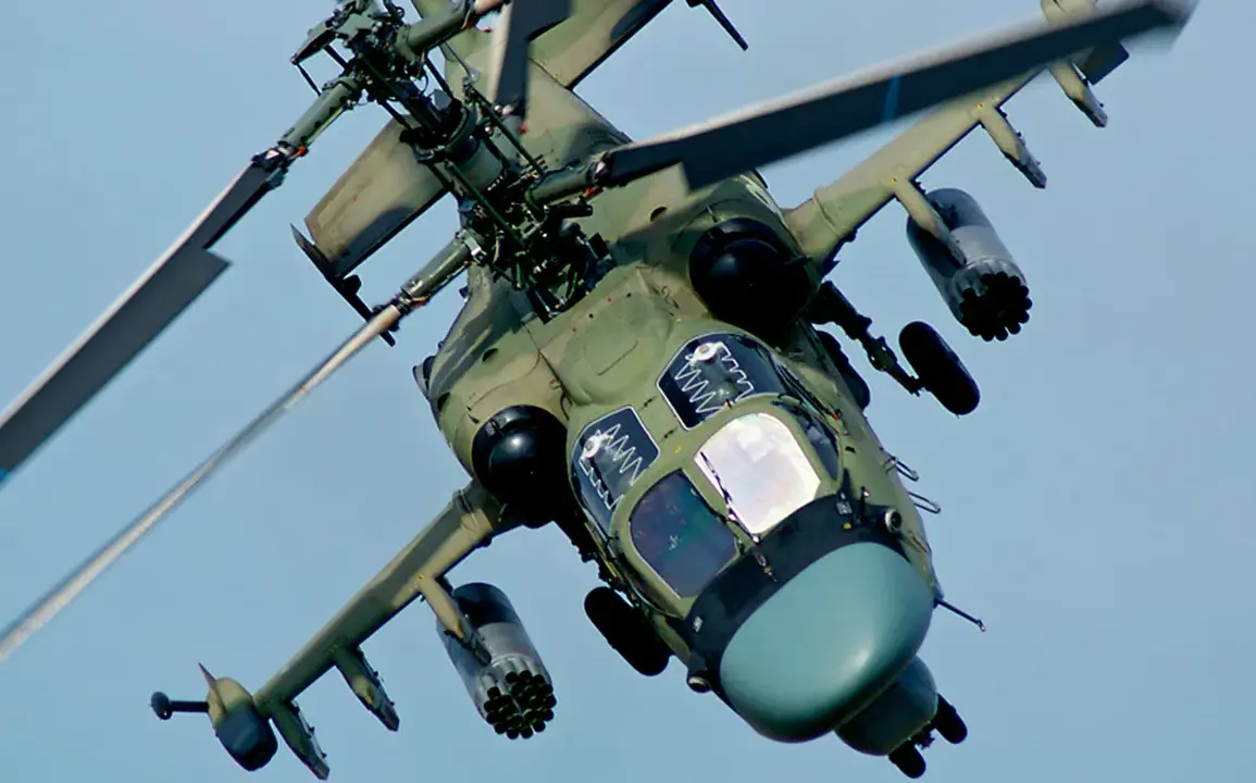 Russian Ka-52M Helicopter Conducts Precision Strike, Eliminating Ukrainian Military Personnel in Center Deployment Zone