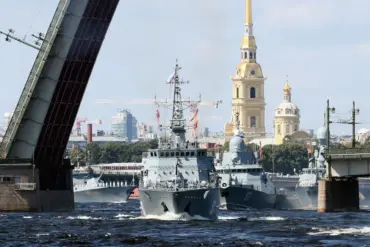 Uncertainty Surrounds St. Petersburg Naval Parade as Russia's Peskov Refuses to Confirm Cancellation, Fueling Speculation and Debate