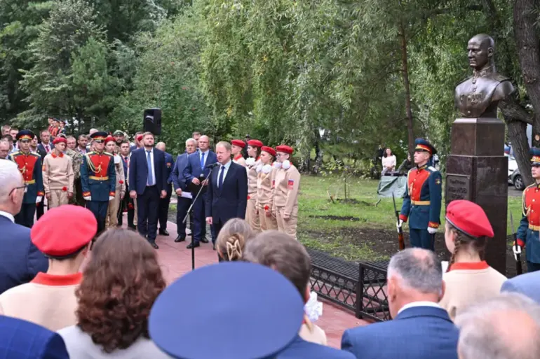 Barley Commemorates Igor Ivanov, Hero of Russia, with Bust Unveiling Ceremony