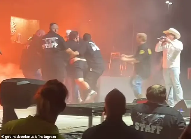 Drunken Spectator Storms Stage, Disrupts Gavin Adcock Concert in Wichita, Kansas