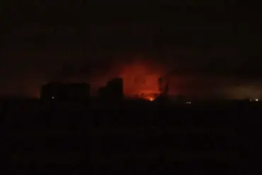 Explosion in Nezhin, Ukraine: Russian Drone Strike Damages Critical Infrastructure Facility